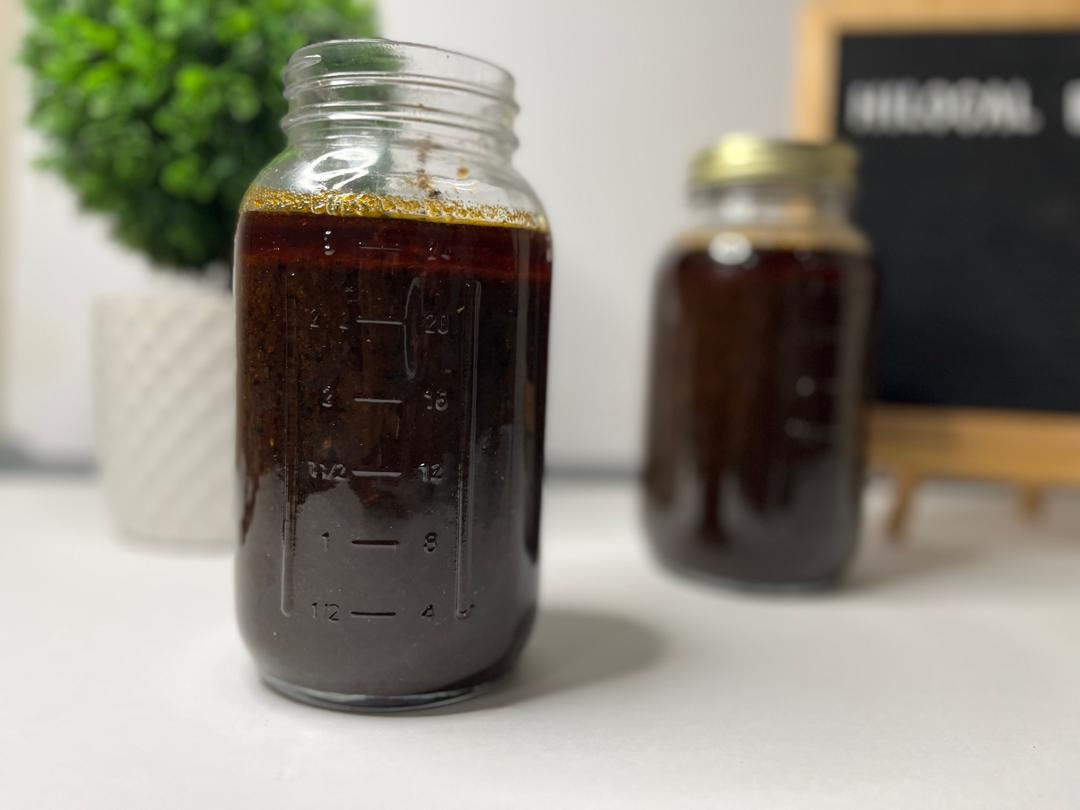 ghanaian shito pepper sauce: black spicy condiment ghanaian shito pepper sauce: black spicy condiment