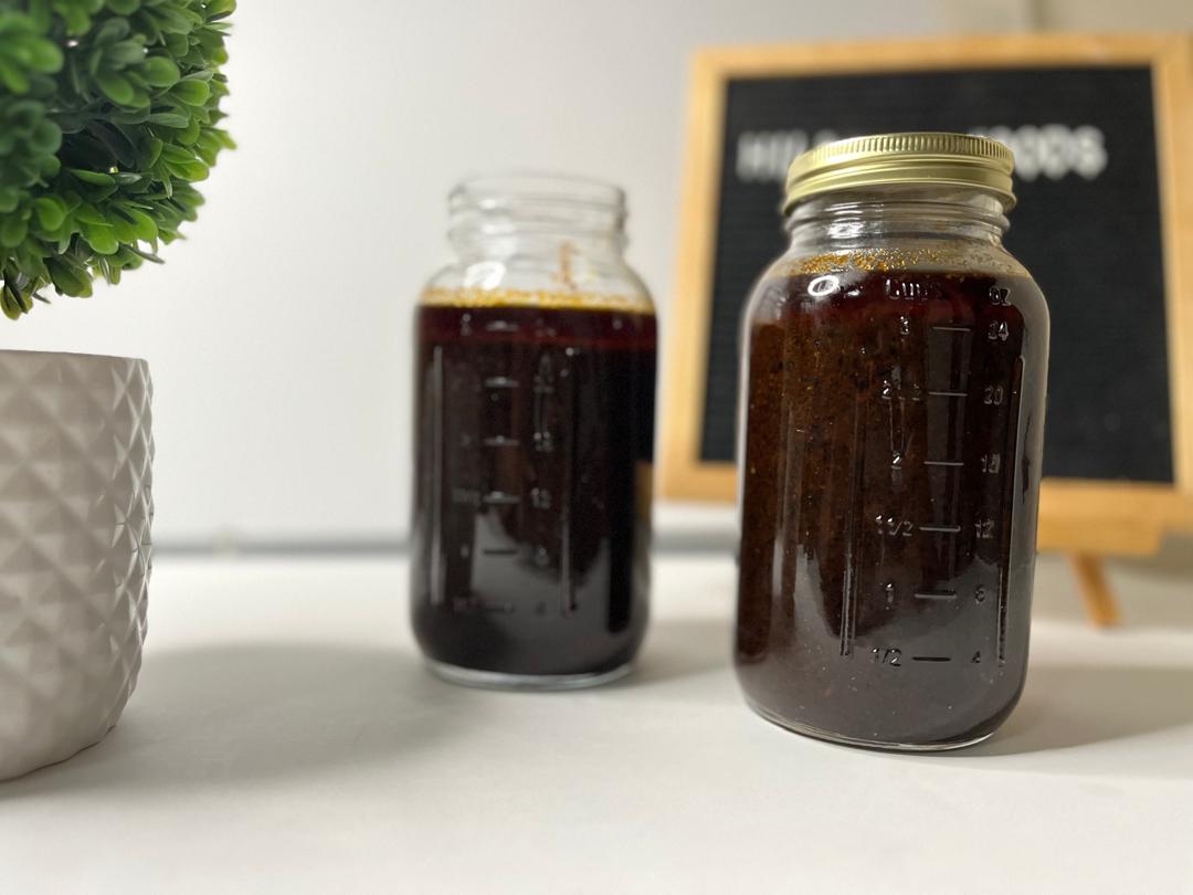 ghanaian shito pepper sauce: black spicy condiment ghanaian shito pepper sauce: black spicy condiment